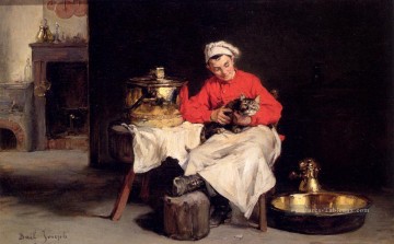 Le Cuisiner Joseph Claude Bail Peinture à l'huile